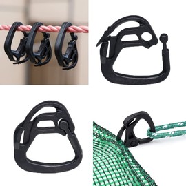 UtySty 50 Pack Shade Cloth Clips Sunshade Clip Lock Grip Net Hooks Plastic Fasten Hang Fixator Clasp Buckle for Greenhouse Shading Agriculture Outdoor Sun Screen Curtain Courtyard Balcony Flower