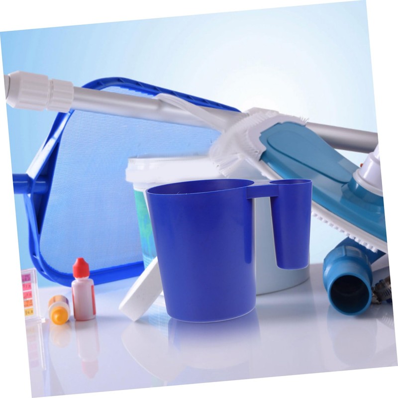 BESPORTBLE Pool Cleaning Scoop with Ergonomic Handle Multi Functional Plastic