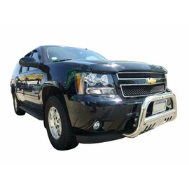 Parts-Diyer 3" Bull Bar Push Bumper Grille Guard Compatible with 2007 Chevy Silverado 1500/2008-2013 GMC Sierra 1500