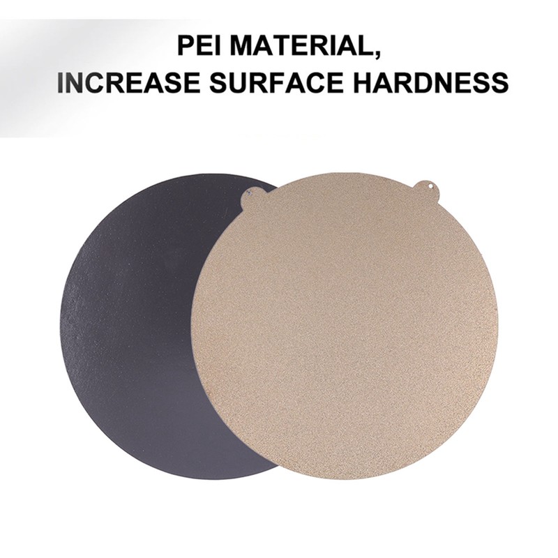 Round Textured Flexible Spring Steel Plate with Magnetic Base Double