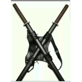 Deadpool Sword Harness Belt Two Swords Included cosplay costume Katana replica