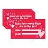 DISTINCTIVS Valentine's Day Party Game - How Many Kisses (Extra