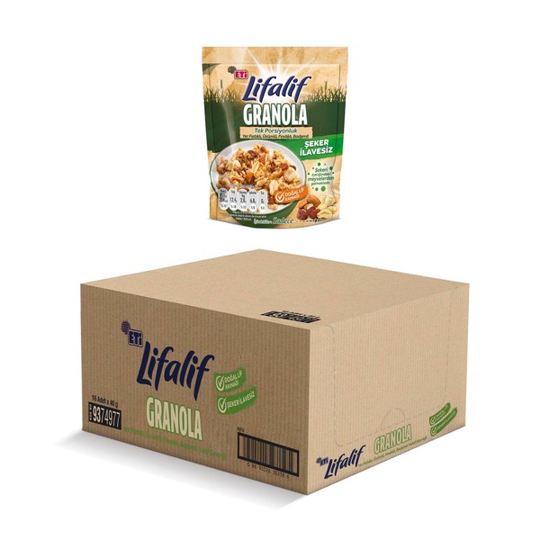 Eti Lifalif Yer Fıstıklı Granola 40 g x 16 Adet