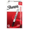 Sharpie Marcador Permanente Punto Fino, 12 Negro
