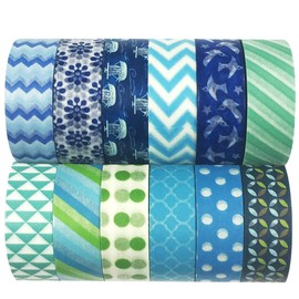AllyDrew decorativo de carrocero cintas de Washi (juego de 12)