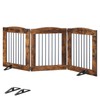 HOOBRO Indoor Dog Gate with Support Feet, Freestanding Pet Gate
