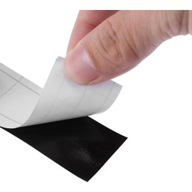 MACHSWON Car Door Edge Guards, Carbon Fiber Wrap Film, Vinyl Automotive Wrap Film, Door Sill Protection Film, Anti-Collision, Fits Most Cars, Trucks, SUVs, Black, 1.18 In x 32.8 Ft