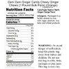 Gem Gem Ginger Candy Chewy Ginger Chews (1 Pound Bulk