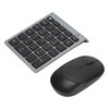 2.4G Wireless Digital Keyboard USB Wireless Mute Mouse with Office