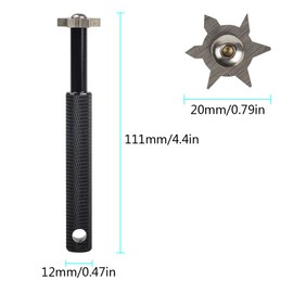 HIFROM Golf Accessories Set - Golf Club Groove Sharpener with Retractable Cord Golf Club Brush/Groove Cleaner for Golf Clubs