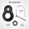Coupler Attachments for Instep and Schwinn Bike Trailers, Flat Coupler