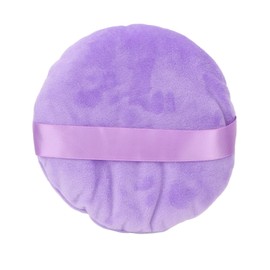 Powder Puff, Wet, Dry, Washable, Soft, Swan Down, Ultra Large, Round, Loose Powder Puff for Makeup (Purple)