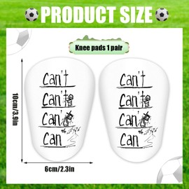 Mini Shin Pads, Football, Mini Leg Protection, Anti-Collision Protector, Shin, Shockproof Anti-Collision Leg Protectors, Football Protection Accessories, 1 Pair of Shin Pads