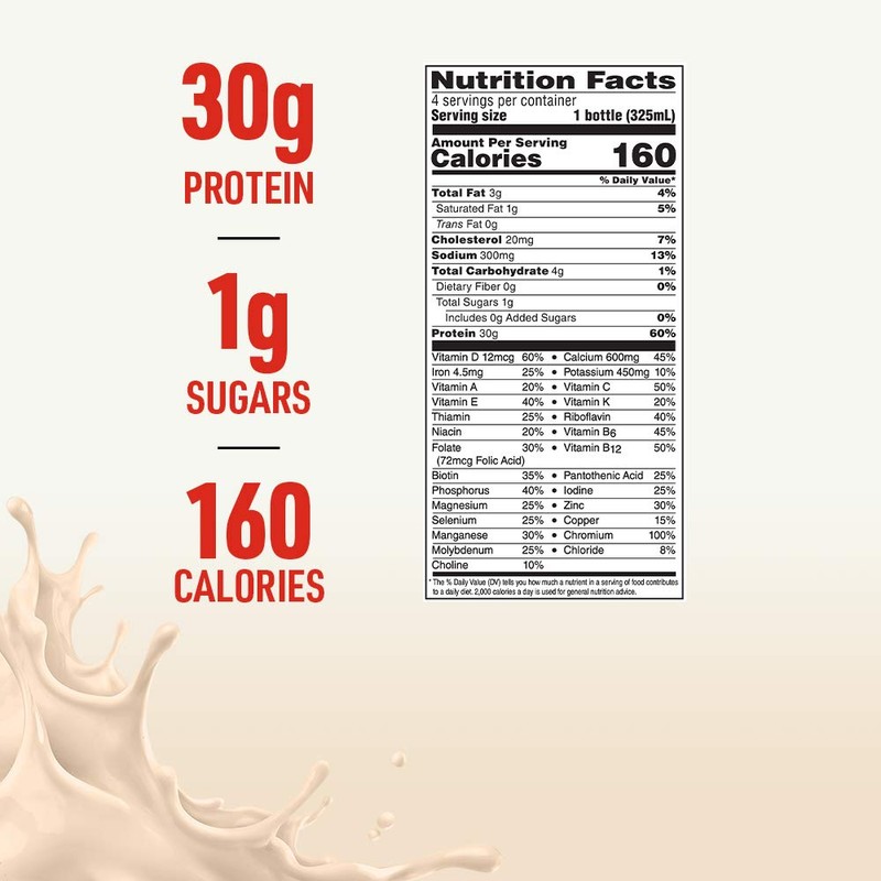 BOOST Glucose Control Max 30g Protein Nutritional Drink, Very Vanilla,