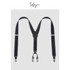 Lafayon Mens Braces Y-back suspenders for Men 35mm Color with
