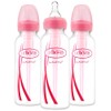 Dr. Brown's Options Narrow Bottles, 3 Pack, 8 ounce, Pink
