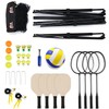 Ace Birdies Complete Badminton Sets (10FT/17FT) Adjustable Width, Adjustable Height