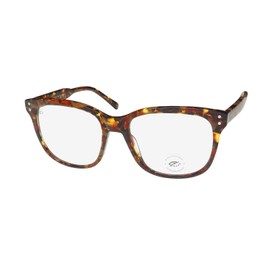 Prive Revaux The Bogart Blue Light Technology Full-Rim Eyeglass Frame/Eyewear [55-18-140, brown marble multi]