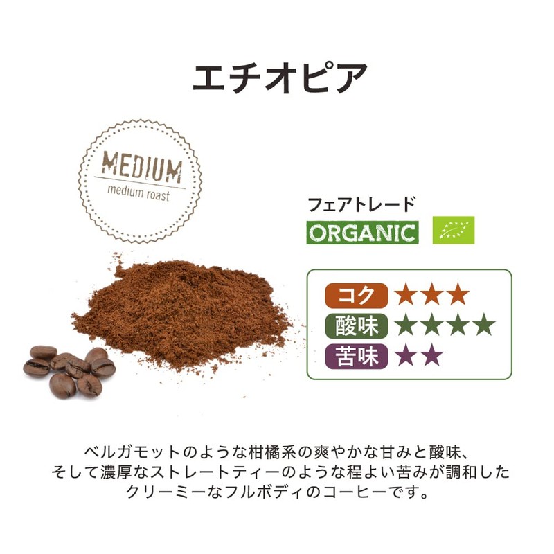 [3 Set] gurowa-zukappu Growers Cup Ethiopia Specialty Coffee Coffee