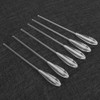 6Pcs Acrylic Large Sinking Floats Fishing Accessory Ecofriendly Transparent White(20g