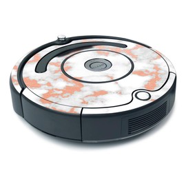 MightySkins Skin for iRobot Roomba 675 Minimal Coverage - Rose Foil Marble | Protective, Durable, and Unique Vinyl Decal wrap Cover | Easy to Apply, Remove, and Change Styles | Made in The USA