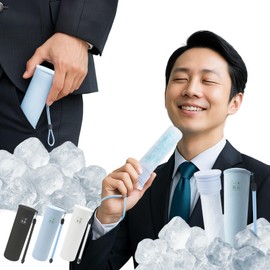 [Cooling Stick, Supervised by Japan] Ice Bag/Ice Bag, Instant Cooling, Neck Cooler, Heat Prevention Goods, Cooling Goods, Cool Sensation Stick, 4.5 fl oz (130 ml), Slim, Compact, Vacuum Insulated