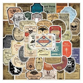 Unbranded 10pcs Potion Label Stickers Magic Spells Witchcraft Wizard Buy 2 Get 1 Free