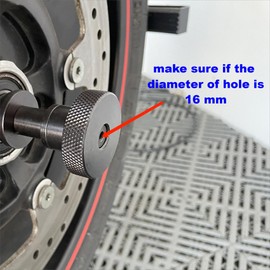 Wheel Balancer Machine Motorcycle Adapter, Tire Clamp for Balancing, Adaptor Install Size of 16mm by RebarTech