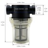 1/2" Female NPT in-Line Strainer with 100 mesh Stainless Steel