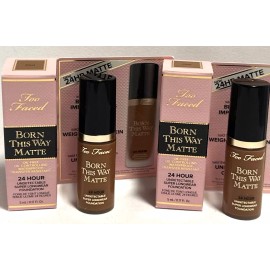 Too Faced Lot of 2 TOO FACED Born This Way Matte Foundation CHAI 5ml Each ( Total 10ml )