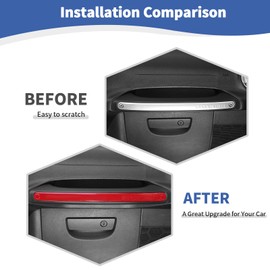 RT-TCZ for Jeep JK Red Co Pilot Grab Handle Trim Cover for Jeep Wrangler JK JKU 2011-2017 Red Interior Accessories