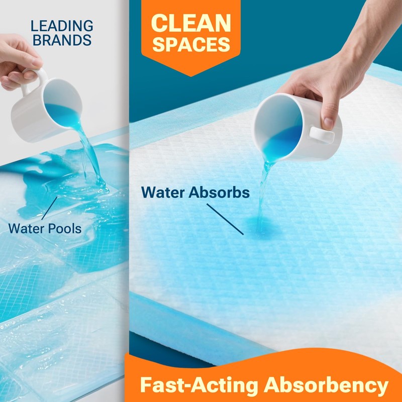 CLEAN SPACES 30" x 36" 50 Count Super Absorbency Disposable