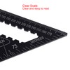 ASNOMY 30cm Protractor Triangle Aluminum Alloy Carpenter Square Triangle Metric