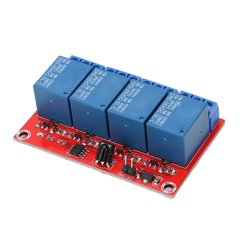 4 Channel Receiving Relay Module 4CH Infrared Remote Transceiver Receiver