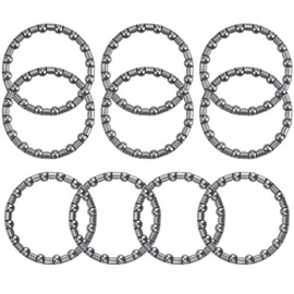 10 PCS 1 1/8 Headset Caged Ball Bearing Precision Bottom Bracket Caged Silver Caged Headset Bearings Race Cycling Headset Bearing with 16 balls steering bearings for MTB Bike Road Bike