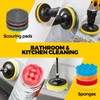Holikme 22Pack Drill Brush Attachments Set, Scrub Pads & Sponge,