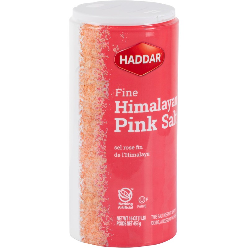 Haddar Fine Himalayan Pink Salt, 16 oz | Pure and