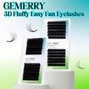 GEMERRY Three-Layer Volume Eyelashes, 0.05 Thickness D Curl, 14-18 mm,
