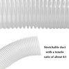 GSYUWIH 4" x 10' Dust Collection Hose with Stainless Steel
