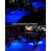 Keiurot Car Led Strip Lights 24" Connectable Blue Led Light