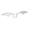 Motorcycle Spear Blade Mirrors 180 Degree Adjustable Rear View Side