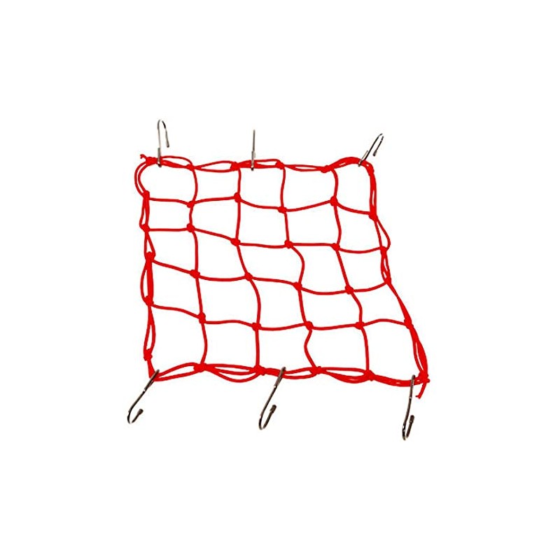 OXFORD Cargo Net – Motorcycle Luggage Net – Red