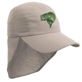 Bang Tidy Clothing Bass Fishing Hats for Men Legionnaires Cap Sun Hat with Flap Neck Protector