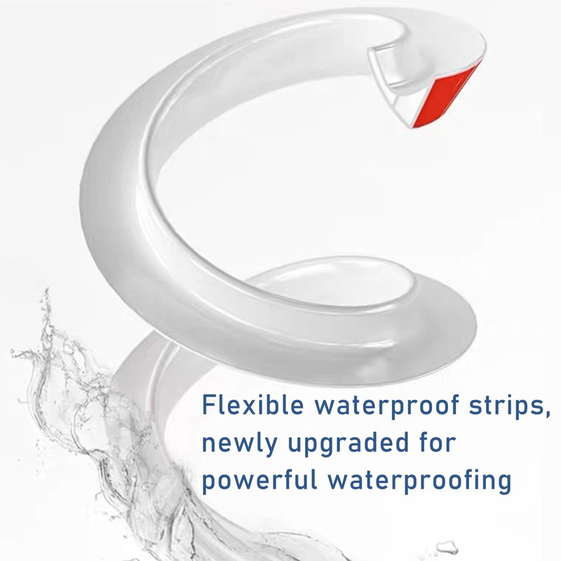 78" Shower Threshold Water Dam Barrier|3cm High Flexible Door Seal