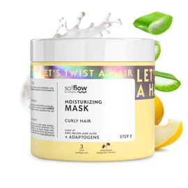 So!Flow Curl Care Mask with Astragalus & Jojoba - Reveal Lush, Healthy Curls with a Nutrient Rich Mask, Enriched with Natural Oils and Plant Extracts Conditioner Curly Hair