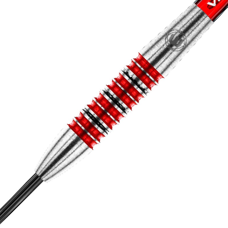 WINMAU Diablo 28 Gram Professional Steeltip Tungsten Darts Set with