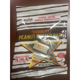 Atkinson's Crunchy Peanut Butter Candy 3oz Bag Gluten Free, Cholesterol Free