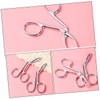 WOONEKY Professional Eyebrow Tweezers Set Stainless Steel Scissor Tweezers for