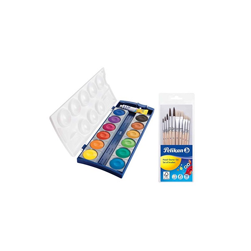 Pelikan DIN 5023 Opaque Paint Box Set K12, 12 Colours