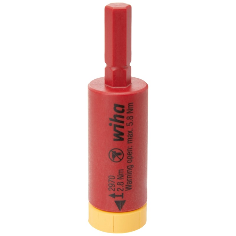 Wiha easyTorque Adapter Electric 2,8 Nm, Red Yellow, (29701280)